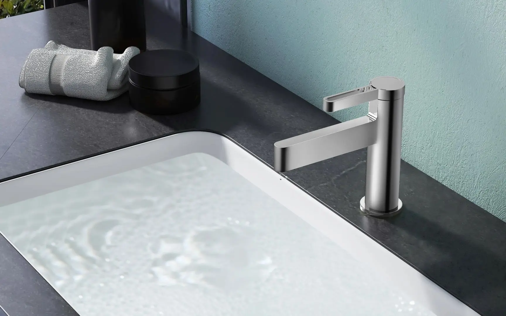 Смеситель для умывальника Lave 1058 (Chrome)