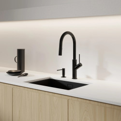 Смеситель для мойки Omnires Bend (Black) Thumb