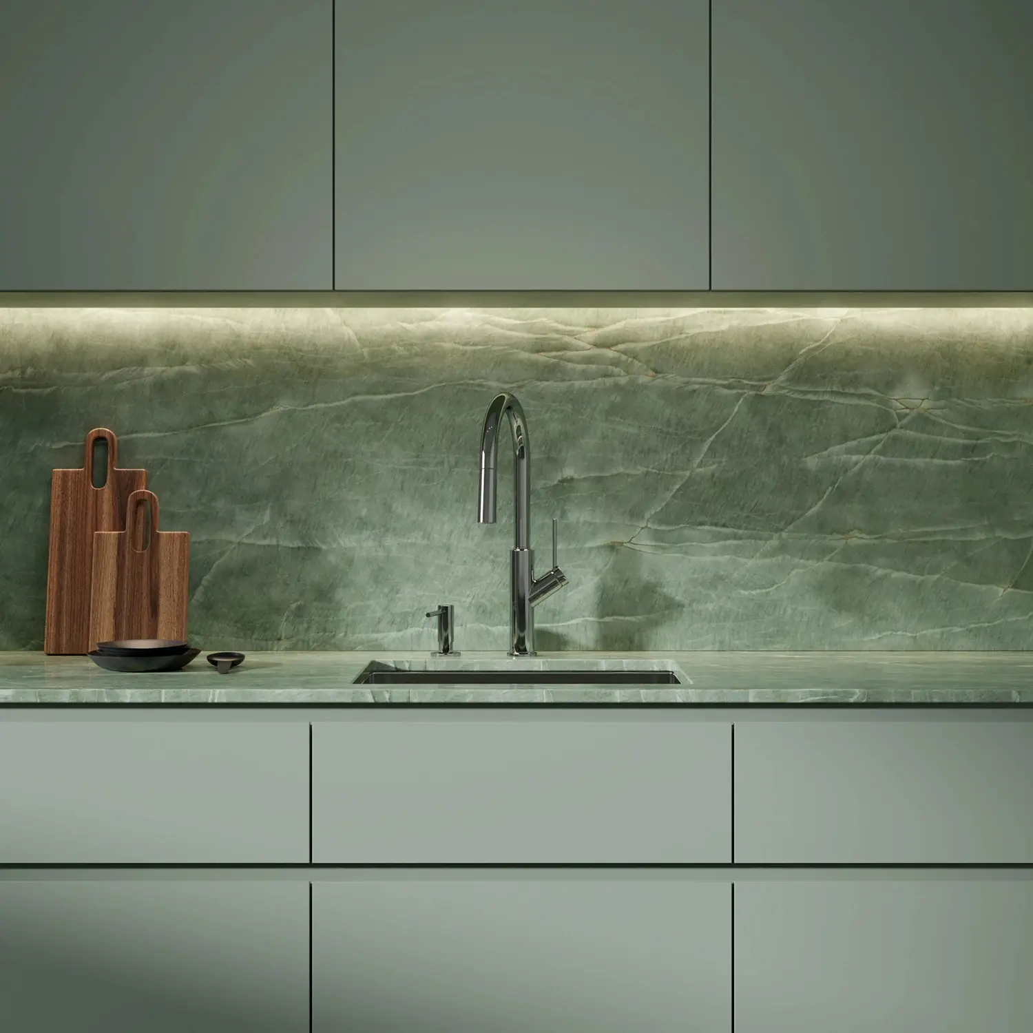 Baterie pentru chiuveta Omnires Bend (Chrome) - 3