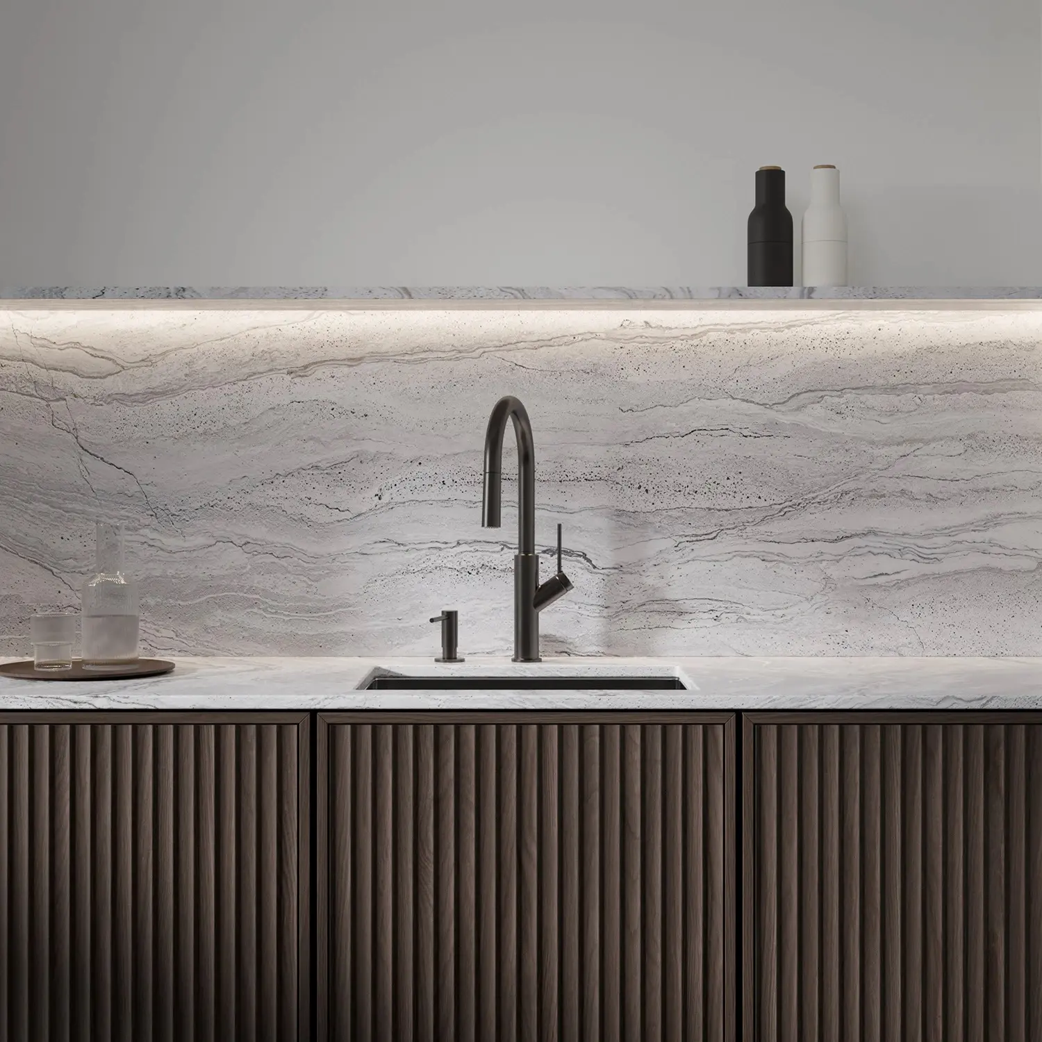 Baterie pentru chiuveta Omnires Bend (Graphite) - 5