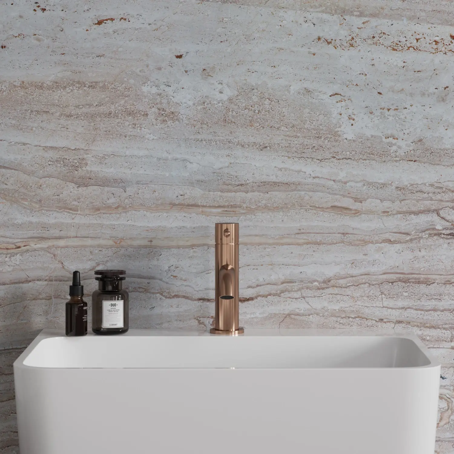 Baterie pentru lavoar Omnires Y Y1210NCPB (Brushed Copper)