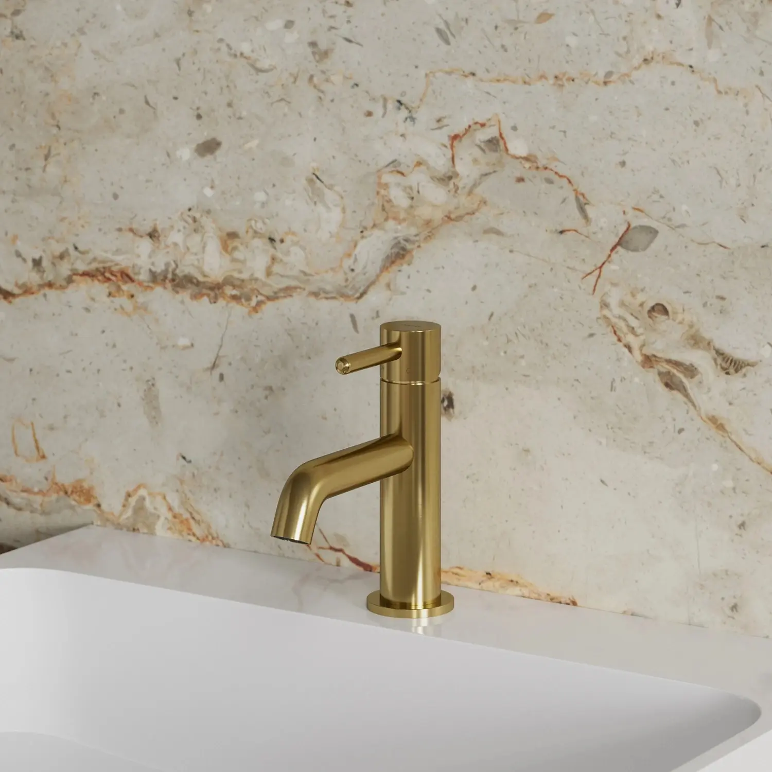 Смеситель для умывальника Omnires Y Y1210NGLB (Brushed Gold)