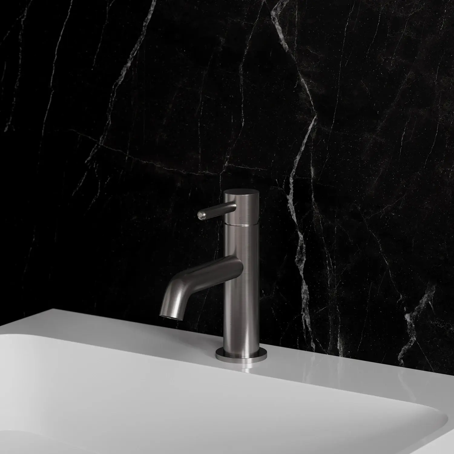 Baterie pentru lavoar Omnires Y Y1210NNI (Brushed Nickel)