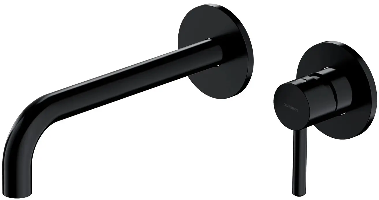 Baterie pentru lavoar Omnires Y Y1215HLBL (Matt Black)
