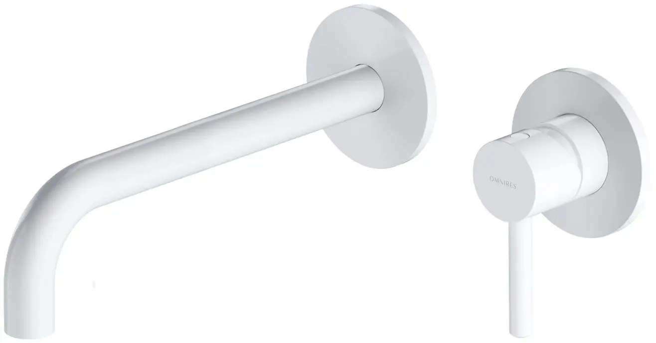 Baterie pentru lavoar Omnires Y Y1215HLWM (Matt White)