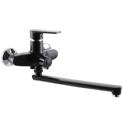 Смеситель для ванны и душа Plamix Oscar-006 Euro Set (Black) Thumb