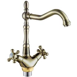 Смеситель для мойки Potato P4360-2 (Bronze)