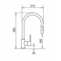 Смеситель для кухни Pyramis Idea Volcano 090941338 (Black) Thumb