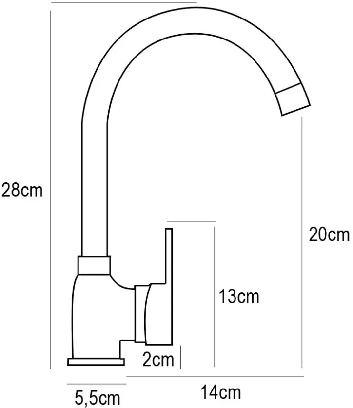 Baterie pentru chiuveta Pyramis 090911938 (Gray) - 2
