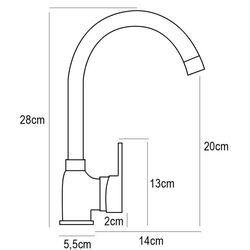 Смеситель для мойки Pyramis Bello 090913801 (Chrome) Thumb