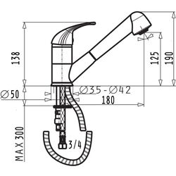 Baterie pentru chiuveta Pyramis Fido 090920038 (Sand Beige) Thumb