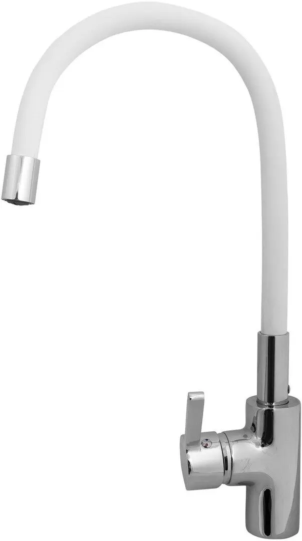 Смеситель для мойки Pyramis Flessi 090919538 (White/Chrome)