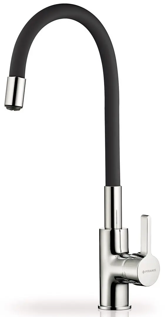 Baterie pentru chiuveta Pyramis Flessi 090919638 (Black/Chrome)