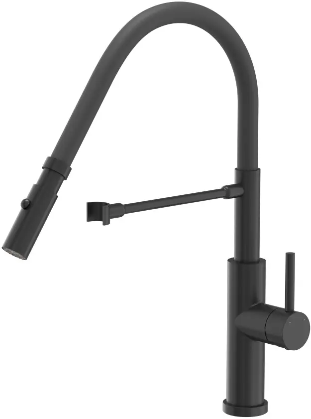 Смеситель для мойки Quadron Andy (Pure Carbon/Black) - 2