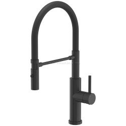 Смеситель для мойки Quadron Andy (Pure Carbon/Black)