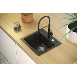 Смеситель для мойки Quadron Andy (Pure Carbon/Black) Thumb