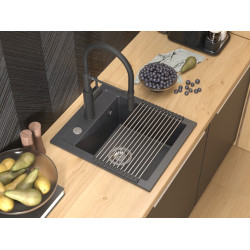 Смеситель для мойки Quadron Andy (Pure Carbon/Black) Thumb