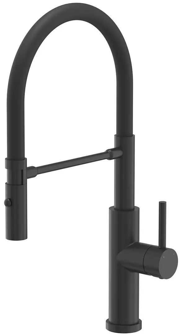 Смеситель для мойки Quadron Andy (Pure Carbon/Black)