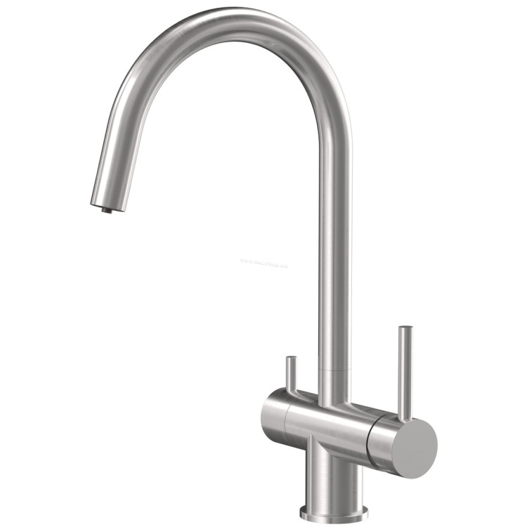 Смеситель для мойки Quadron Caren (Brushed Steel)