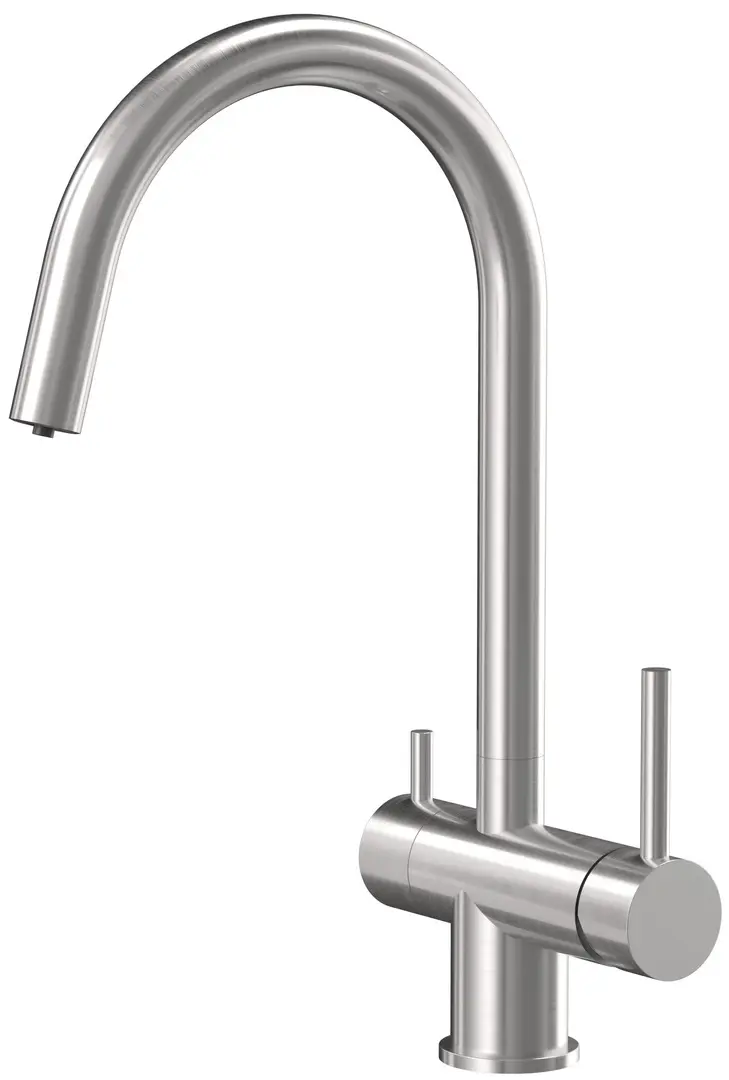 Смеситель для мойки Quadron Caren (Brushed Steel)
