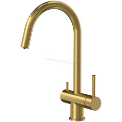 Смеситель для мойки Quadron Caren (Gold)