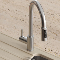 Смеситель для мойки Quadron Cindy (Brushed Steel) Thumb
