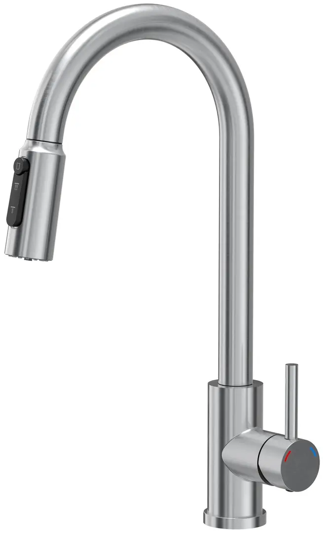 Смеситель для мойки Quadron Cindy (Brushed Steel)