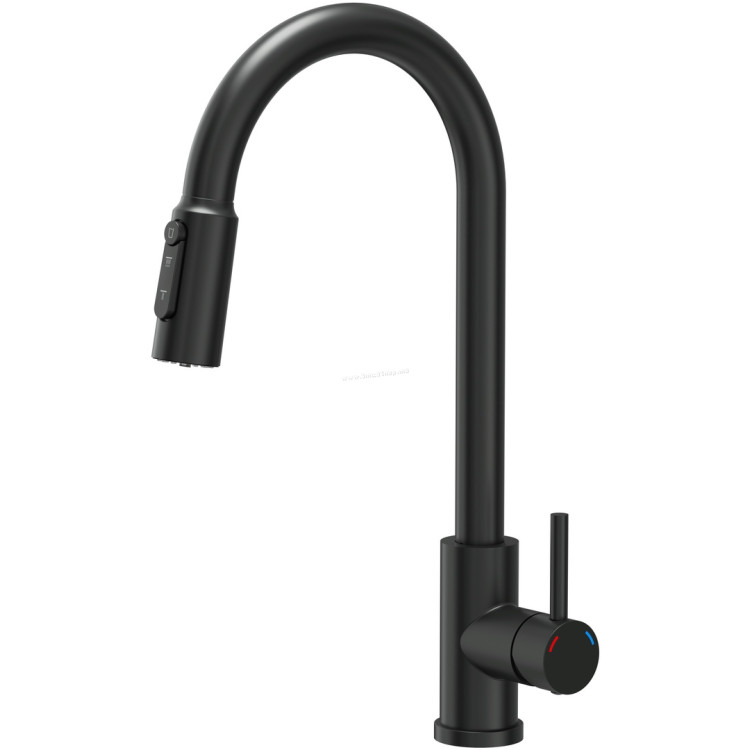 Смеситель для мойки Quadron Cindy (Pure Carbon)