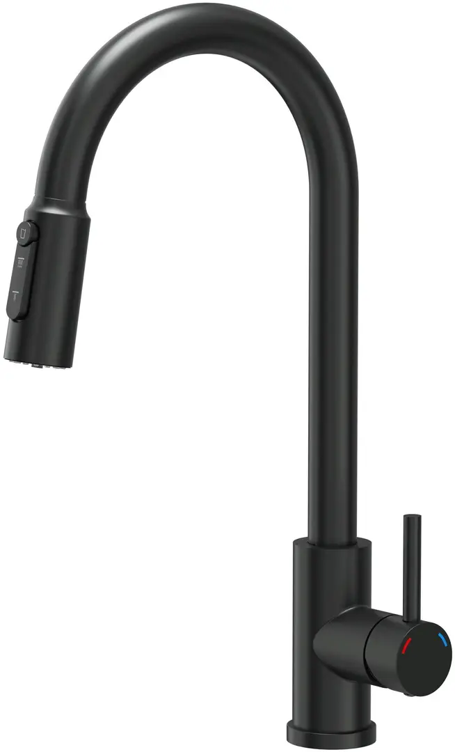 Смеситель для мойки Quadron Cindy (Pure Carbon)
