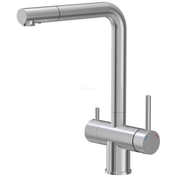Смеситель для мойки Quadron Ellen (Brushed Steel)