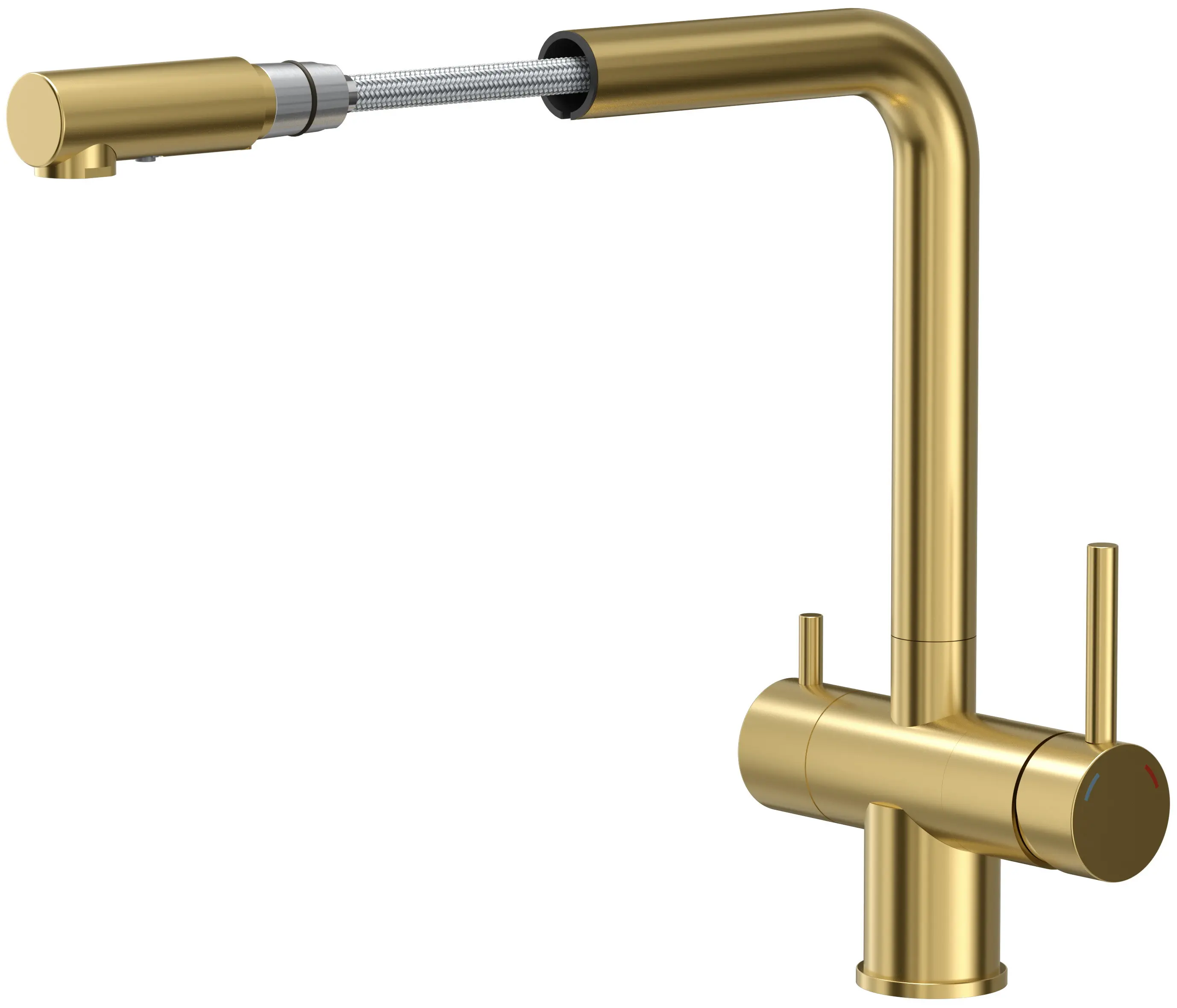 Смеситель для мойки Quadron Ellen (Gold) - 2