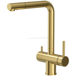 Смеситель для мойки Quadron Ellen (Gold)