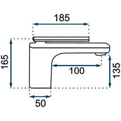 Baterie pentru lavoar Rea Soho B8600 (Black) Thumb