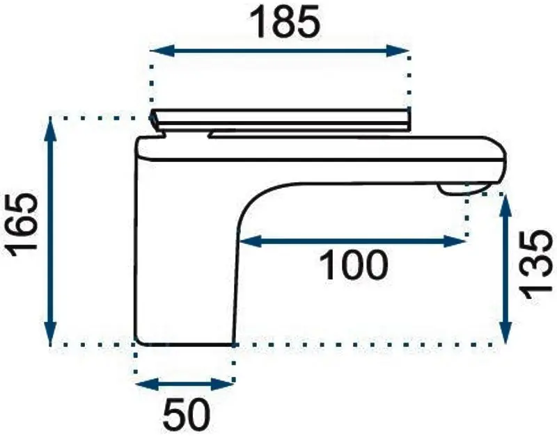 Baterie pentru lavoar Rea Soho B8600 (Black) - 2