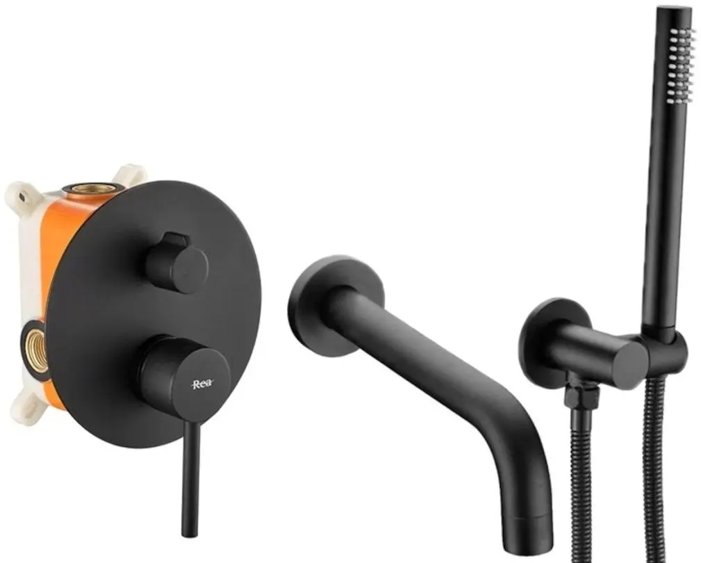 Baterie pentru baie Rea Lungo P6300 (Black)