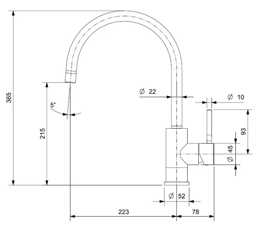 Смеситель для мойки Reginox Cano R30493 (Copper)