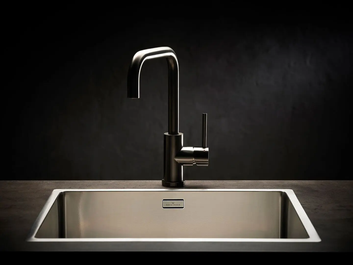 Baterie pentru chiuveta Reginox Crystal R30516 (Gun Metal)