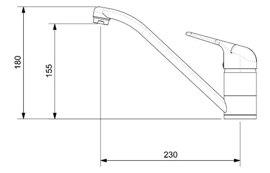 Смеситель для мойки Reginox Ela R31599 (Chrome)