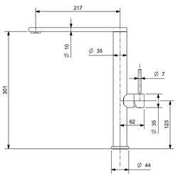 Смеситель для мойки Reginox Kelso R34590 (Inox) Thumb