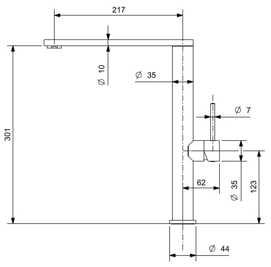 Смеситель для мойки Reginox Kelso R34590 (Inox)