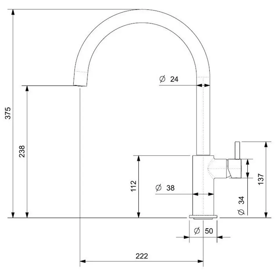 Смеситель для мойки Reginox Levisa R35290 (Copper Rose)