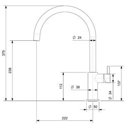 Baterie pentru chiuveta Reginox Levisa R35306 (Gold Flax) Thumb