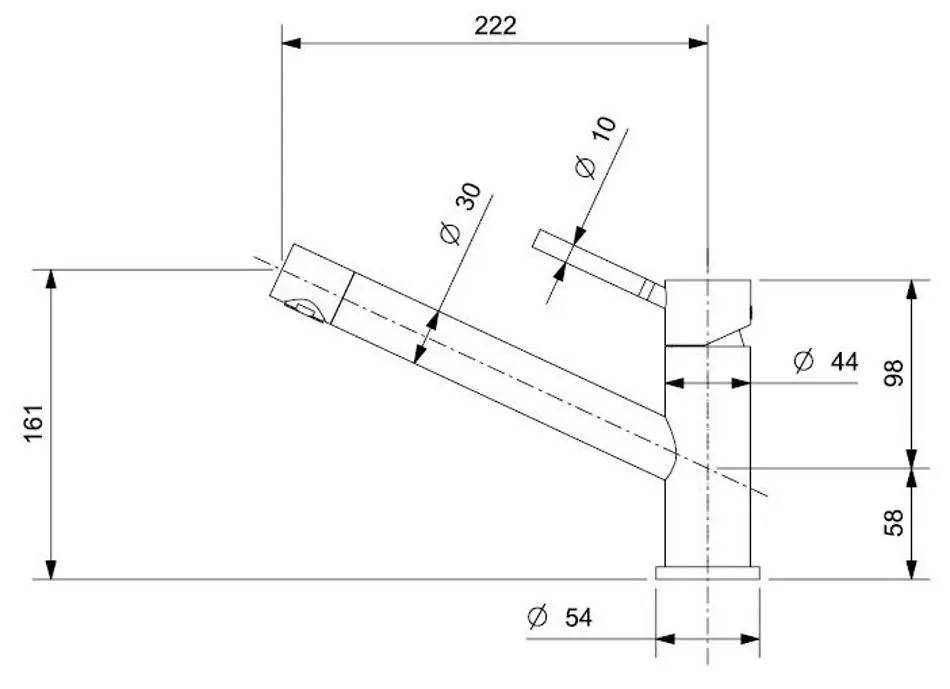 Baterie pentru chiuveta Reginox Oxon R34606 (Inox)