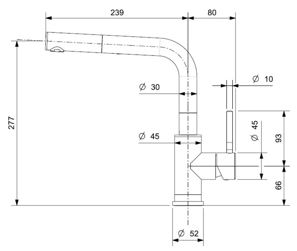 Baterie pentru chiuveta Reginox Palm R34583 (Inox)