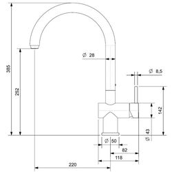 Смеситель для мойки Reginox Yampa R31698 (Chrome) Thumb