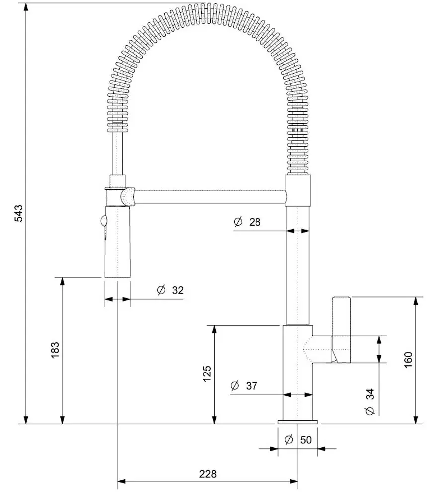 Baterie pentru chiuveta Reginox Yukon R31582 (Chrome)