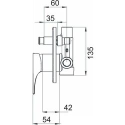 Смеситель для душа Remer Class Line L09NO (Black Matte) Thumb
