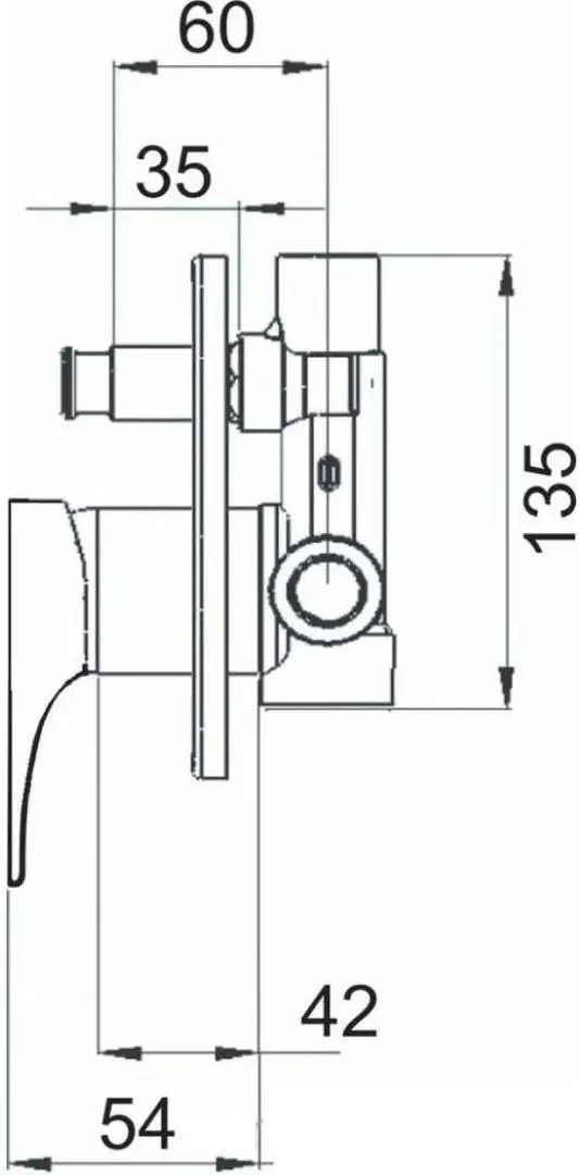 Смеситель для душа Remer Class Line L09NO (Black Matte)