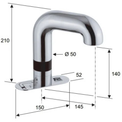 Baterie pentru lavoar Remer SE14 (Chrome) Thumb