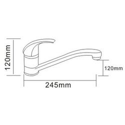 Смеситель для мойки RJ Aurora RBZ029-6 (Chrome) Thumb